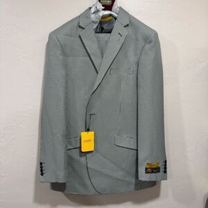 Luxury Paris-France 3 piece Houndstooth Suit